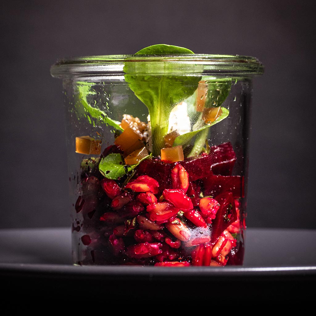 Taboule, Beetem Sunnewirbili, Apfel, Balsam